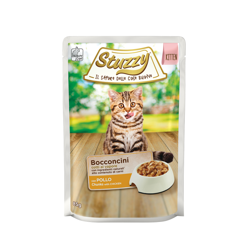 STUZZY CAT CHUNKS Pouch KITTEN Chicken