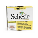 SCHESIR CAT CAN BROTH TUNA WITH WHITEBAIT 70gr