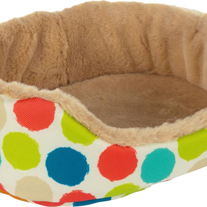 Culcuș oval moale pentru animale mici Fizi Oval mix