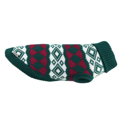 Record Свитер CERVINIA GREEN/RED 35-36CM