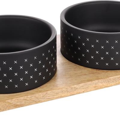 Castron din inox cu suport Duo Dinner Nervo
