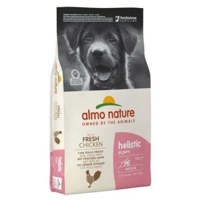 ALMO NATURE Dry Dog Holistic M-L Puppy Chicken