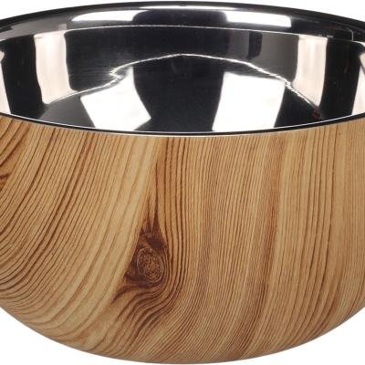 Castron din inox OASE Round Wood Grain