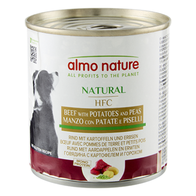 ALMO NATURE Dog HFC Natural Beef with Potatoes and Peas