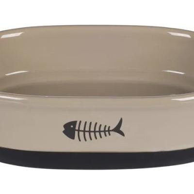 Castron ceramic CAT AURI Oval