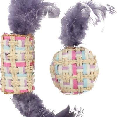 Jucarie pentru pisici Texa Roller+Mouse Purple