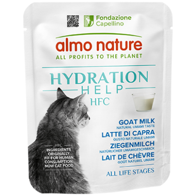 Almo Nature Cat HFC Hydration Help Goat Milk Pouch