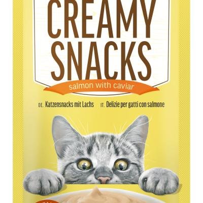 Cat Fest Creamy snacks with Salmon and Caviar