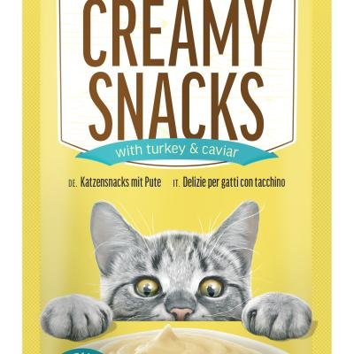 Cat Fest Creamy snacks with Turkey and Caviar