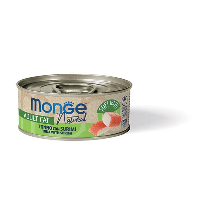 MONGE Cat Jelly Can Yellowfin Tuna with Surimi