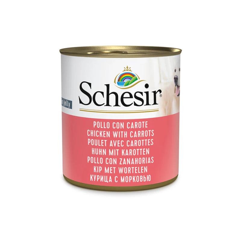 SCHESIR Dog Chicken With Carrots in jelly