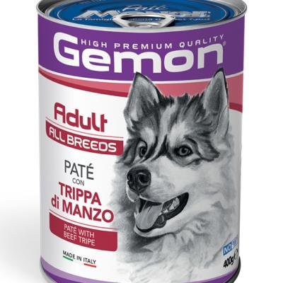 GEMON Dog All Breeds Adult Paté with Beef Tripe