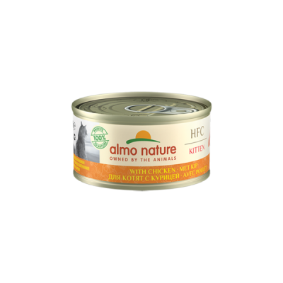 ALMO NATURE Cat HFC Can Natural Kitten Chicken 70g