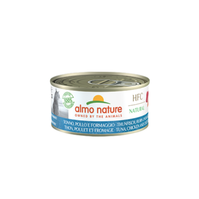 ALMO NATURE Cat HFC Can Natural Tuna, Chicken and Cheese