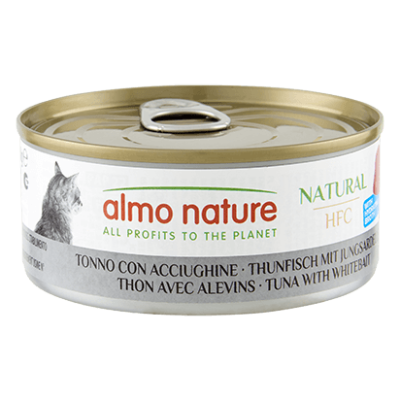 ALMO NATURE Cat HFC Can Natural Tuna/Whitebait 150g