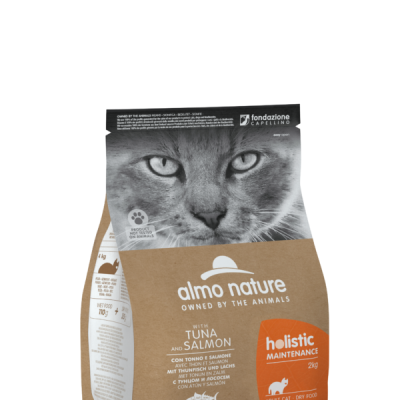 ALMO NATURE DRY Cat HOLISTIC Maintenance Tuna and Salmon