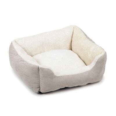 Beeztees лежак плюшевый для собак MOGINA Grey 55x50x20cm