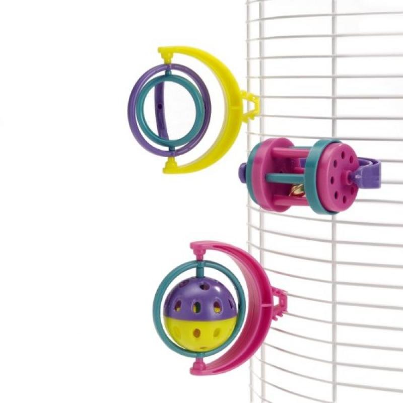 BEEZTEES пластик. игрушка для птиц 10х8cm