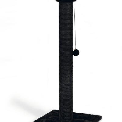 BEEZTEES răzuitoare pentru pisici SERPA Black 40x40x90 cm