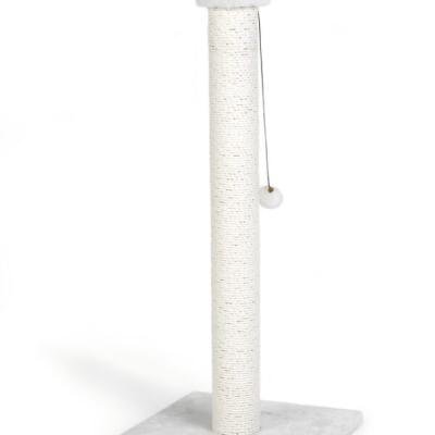 BEEZTEES răzuitoare pentru pisici SERPA White 40x40x90cm