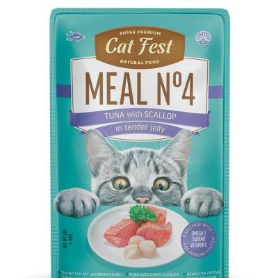 Cat Fest Pouch Red Tuna+Scallop Meal Nr.4