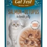 Cat Fest Pouch Salmon with Octopus