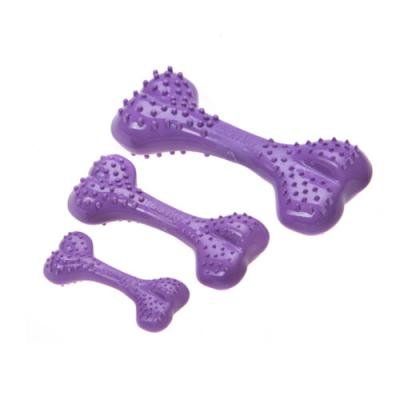 COMFY TOY Os din cauciuc DENTAL BONE Lavender