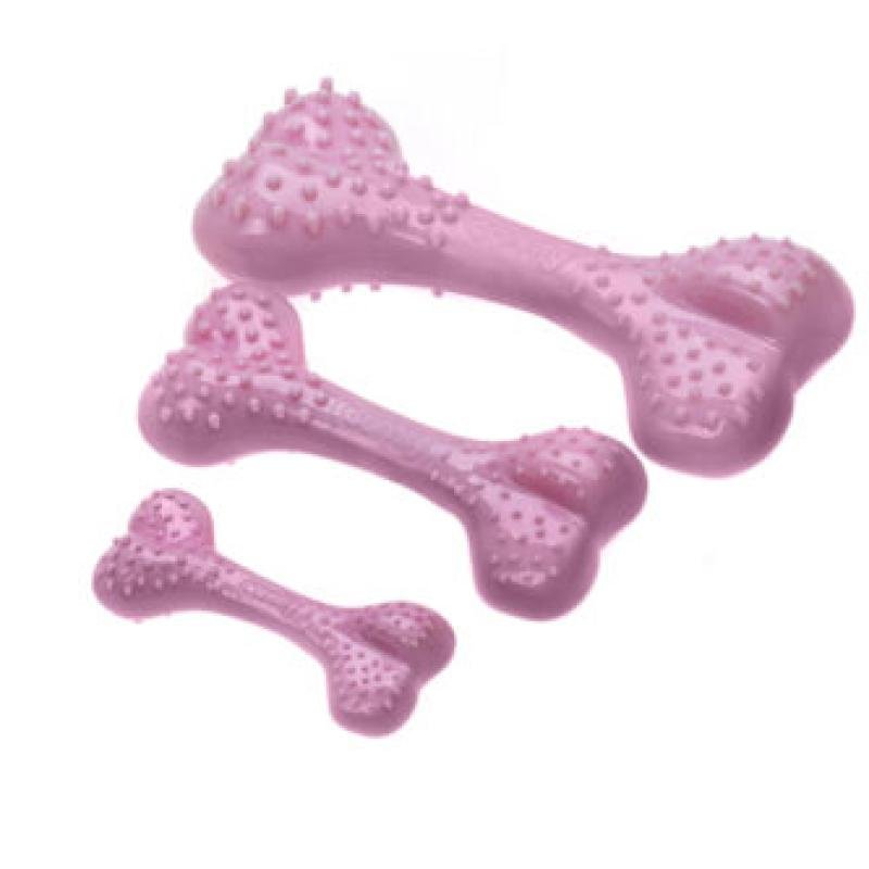 COMFY TOY Кость резиновая DENTAL BONE Strawberry