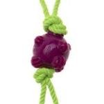COMFY ZAB. ROBBI Ball violet+green rope