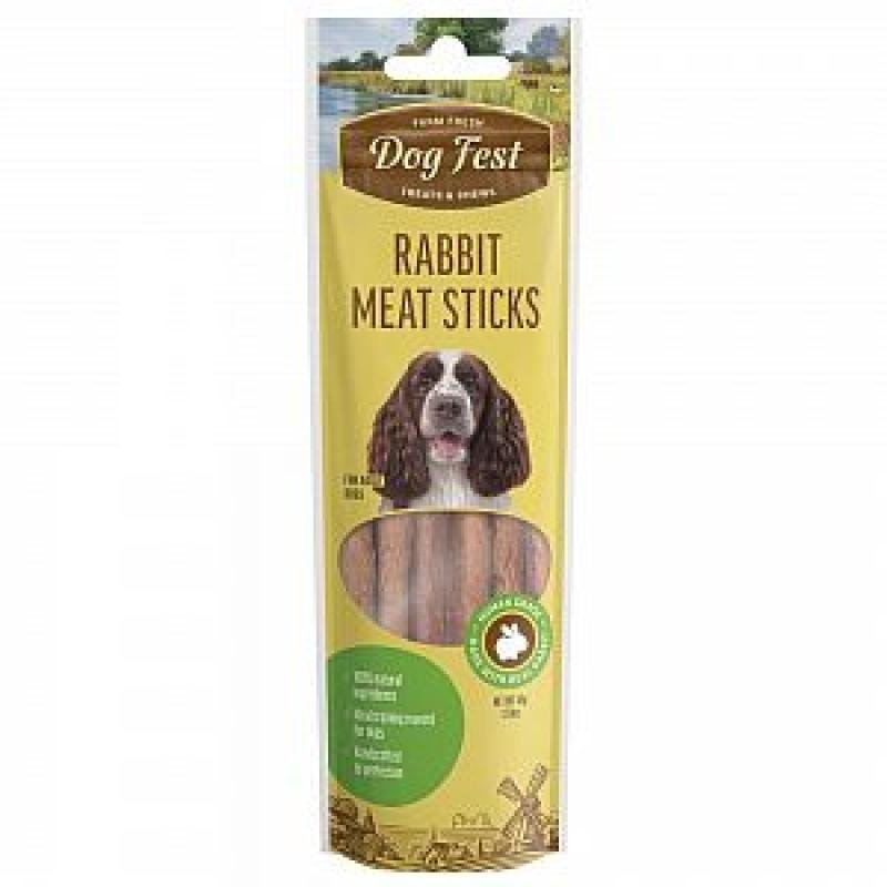 Dog Fest Meat Sticks Rabbit