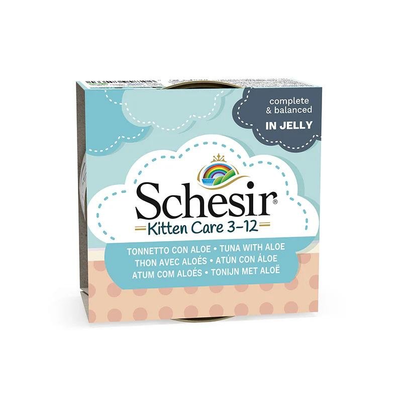 SCHESIR Kitten Tuna With Aloe in jelly
