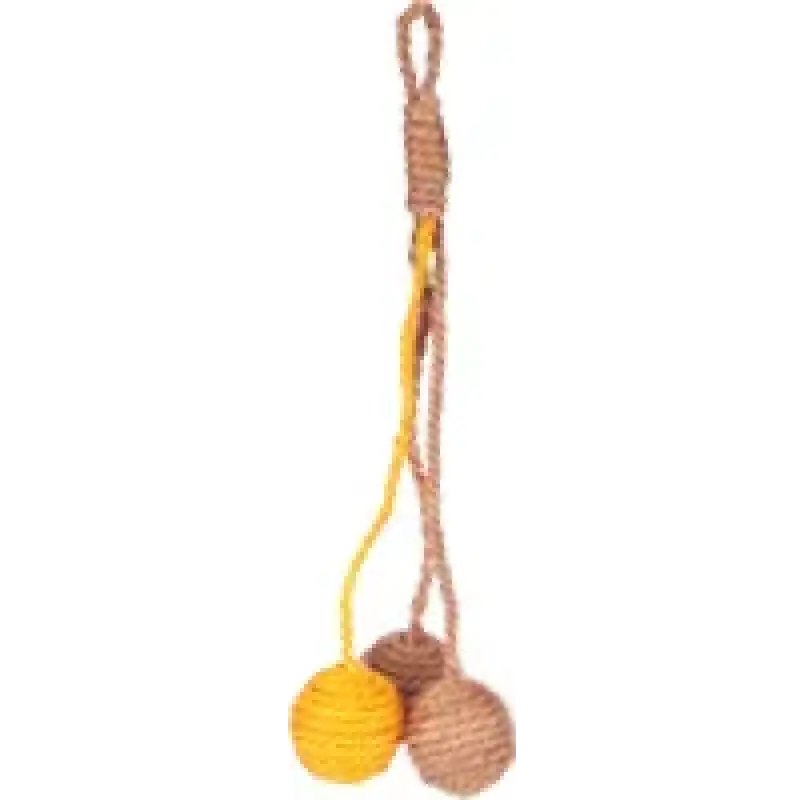 Flamingo игрушка для кошек BALLS+ROPE