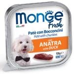MONGE Dog Fresh Pate and chunkies with Duck