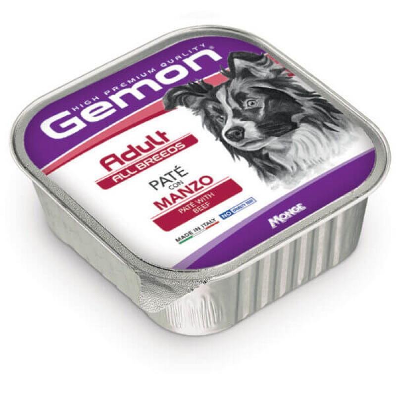 GEMON Dog All Breeds Adult Paté with Beef