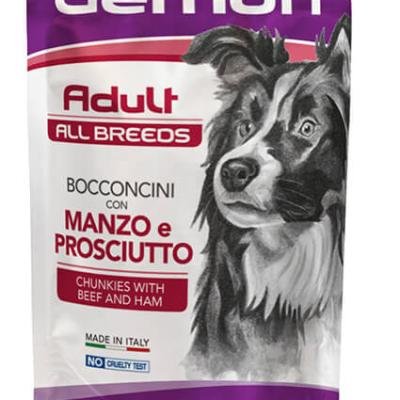 GEMON All Breeds Adult Dog with Beef and Ham