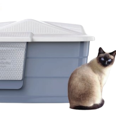 GEORPLAST Litieră acoperită/căsuță din plastic Villa 57.5×38.5x37cm