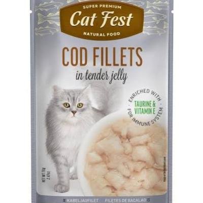 Cat Fest Pouch Cod Fillets