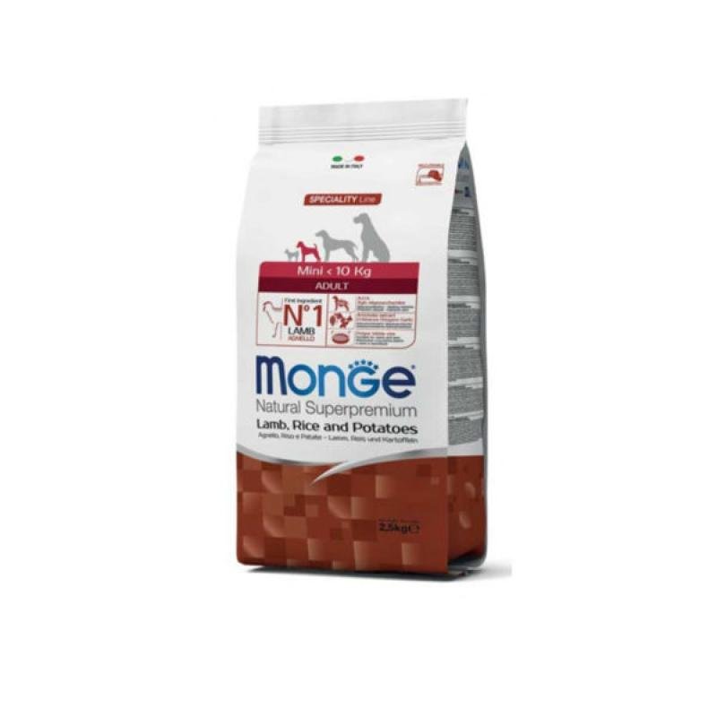 MONGE dry dog MINI adult Lamb/Rice/Potatoes