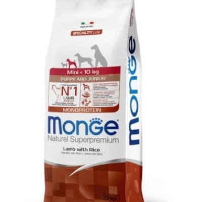 MONGE dry dog MINI puppy Lamb/Rice