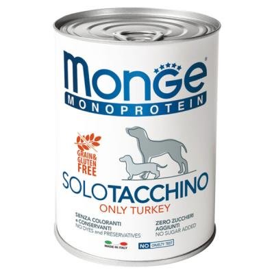 MONGE Dog Solo Pate Turkey