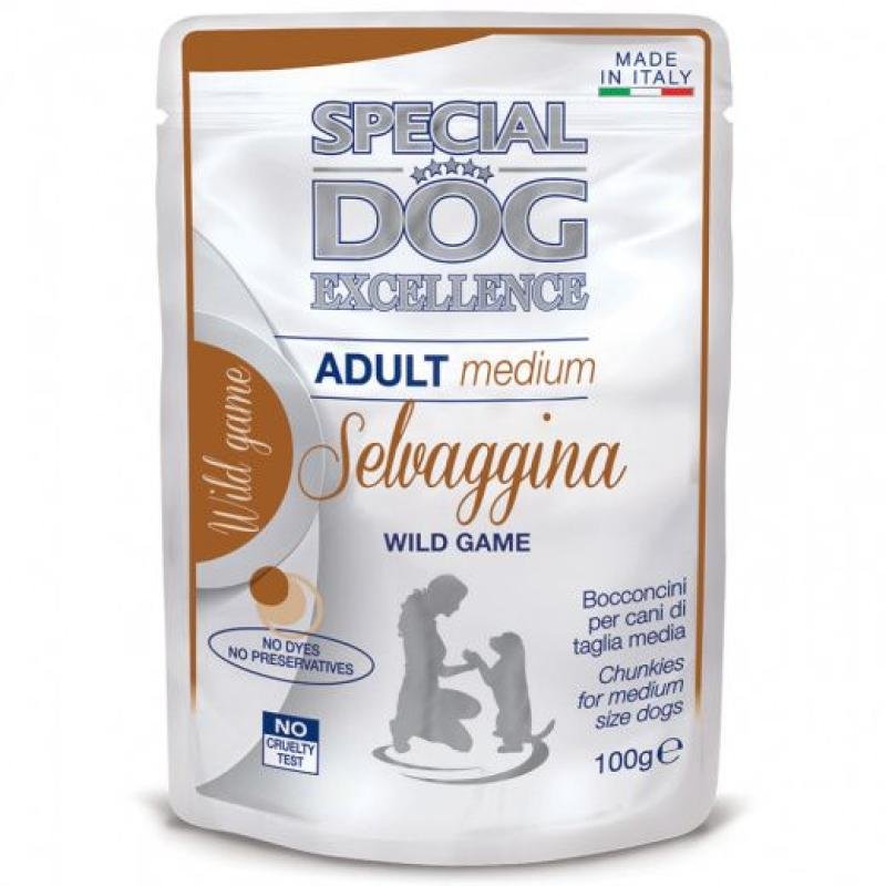 SPECIAL DOG Excellence Medium Adult Chunkies with Wild Game