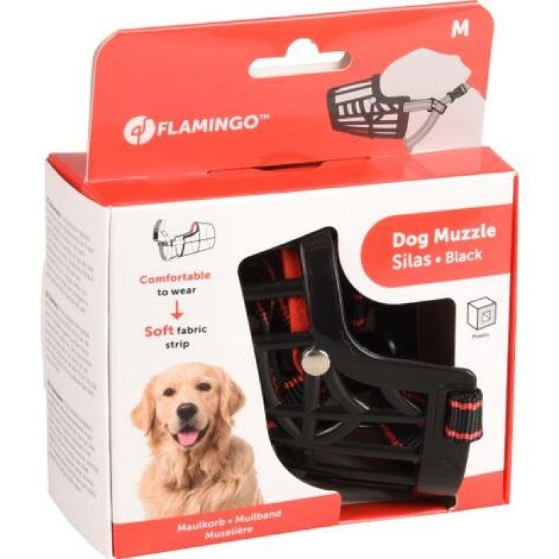 Flamingo Намордник пластик. MUZZLE SILAS m