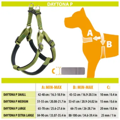 Ferplast Шлейка DAYTONA P LARGE темно серая