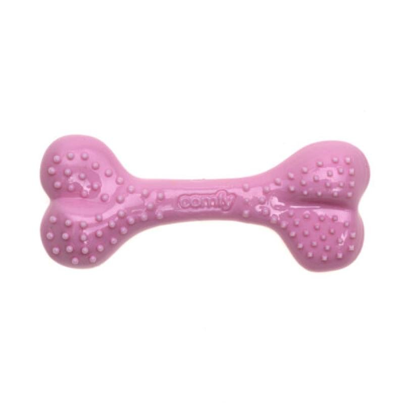 COMFY TOY Кость резиновая DENTAL BONE Strawberry