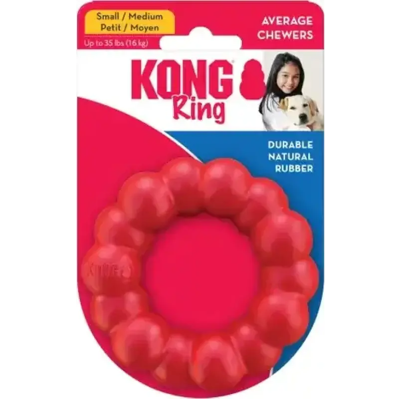 FLAMINGO игрушка резиновая KONG RING SM/MD