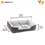 FERPLAST canapea din material textil SWEETIE 70