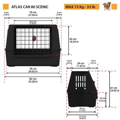 Ferplast cușcă de transport ATLAS CAR 100