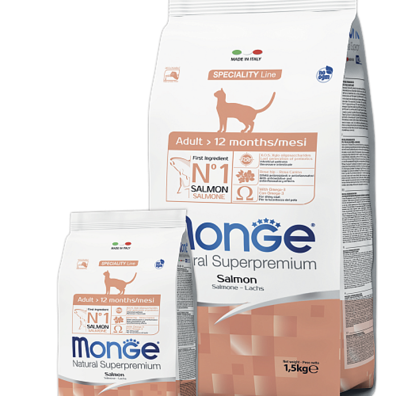 MONGE dry cat adult Salmon