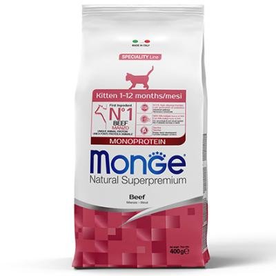 MONGE dry cat kitten Beef 1,5 kg