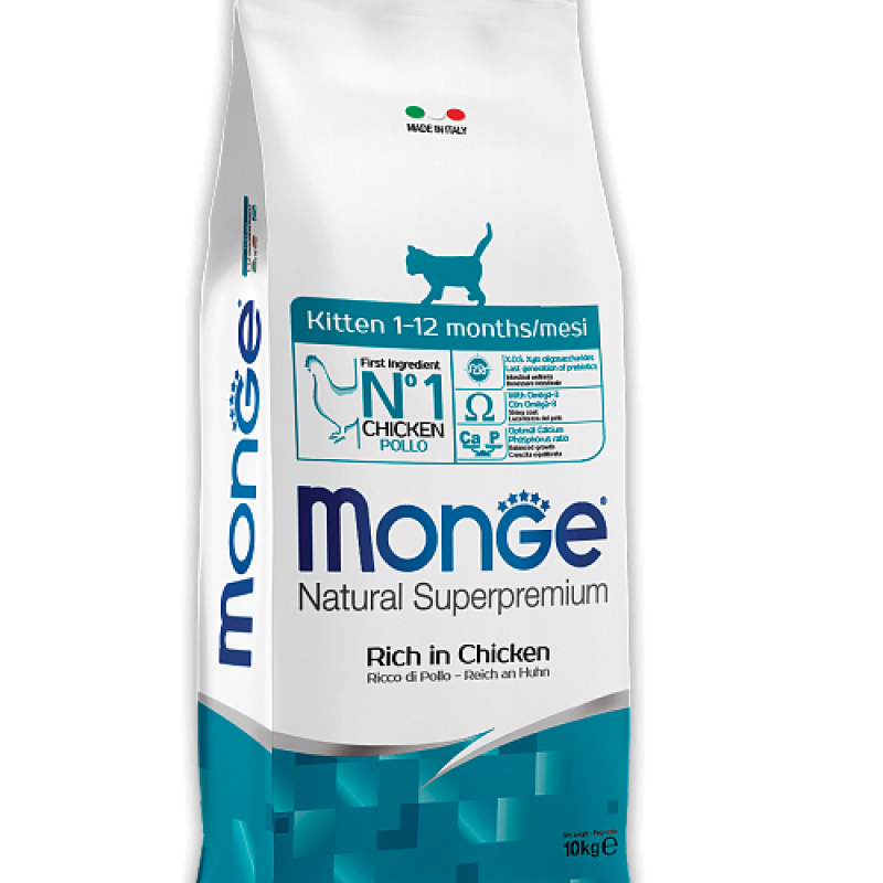 MONGE dry cat kitten Chicken
